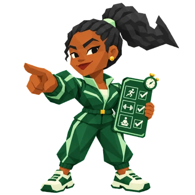 Fitness persona character